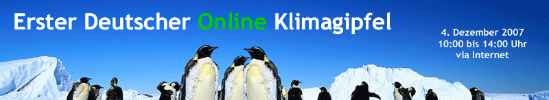Erster Deutscher Online Klimagipfel